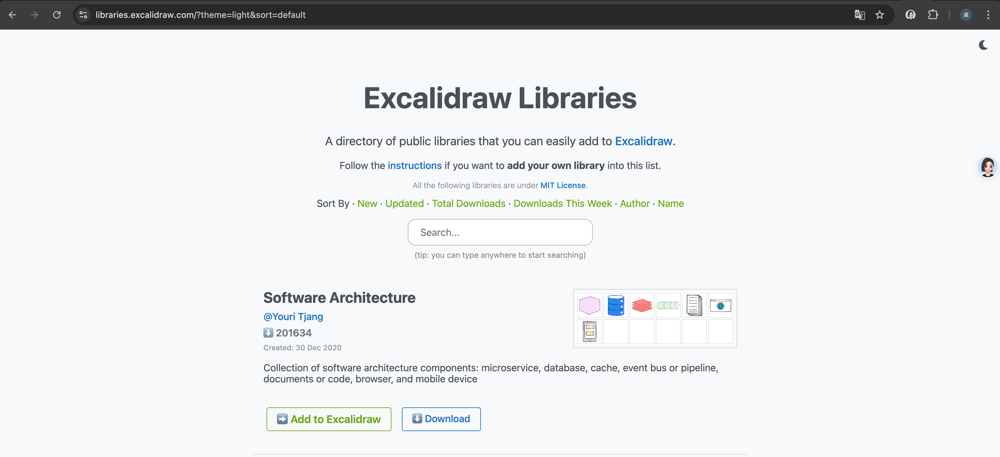 excalidraw-library-download